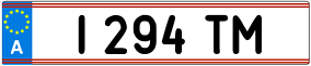 Truck License Plate